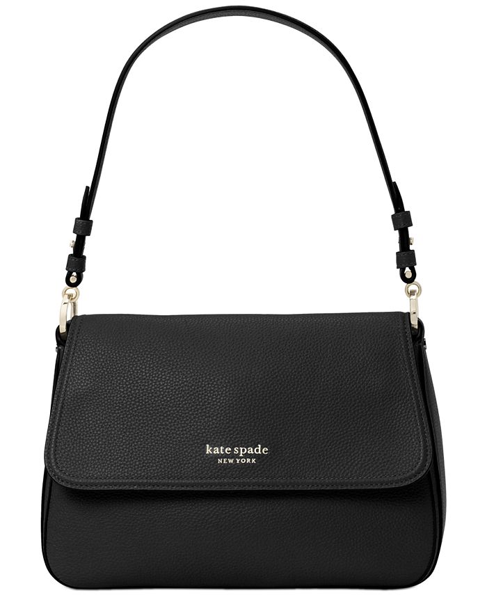 kate spade new york Hudson Pebbled Leather Shoulder Bag & Reviews - Handbags  & Accessories - Macy's