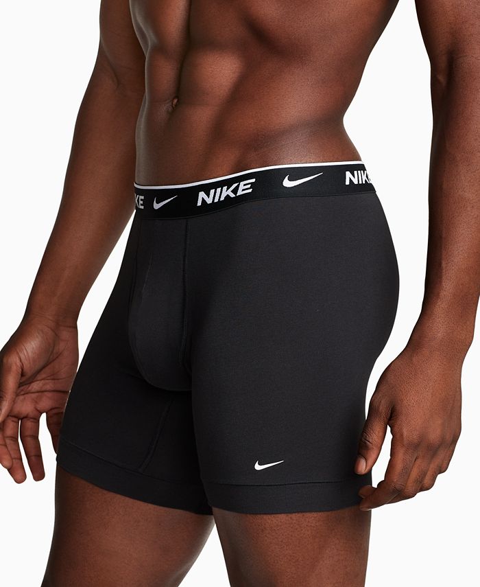 Nike Men's 3-Pk. Dri-FIT Essential Cotton Stretch Boxer Briefs ...