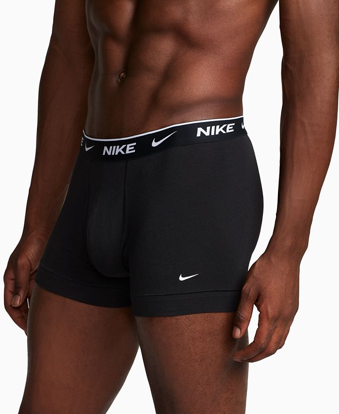Nike Men's 3-PK. Dri-FIT Essential Cotton Stretch Trunk - Macy's