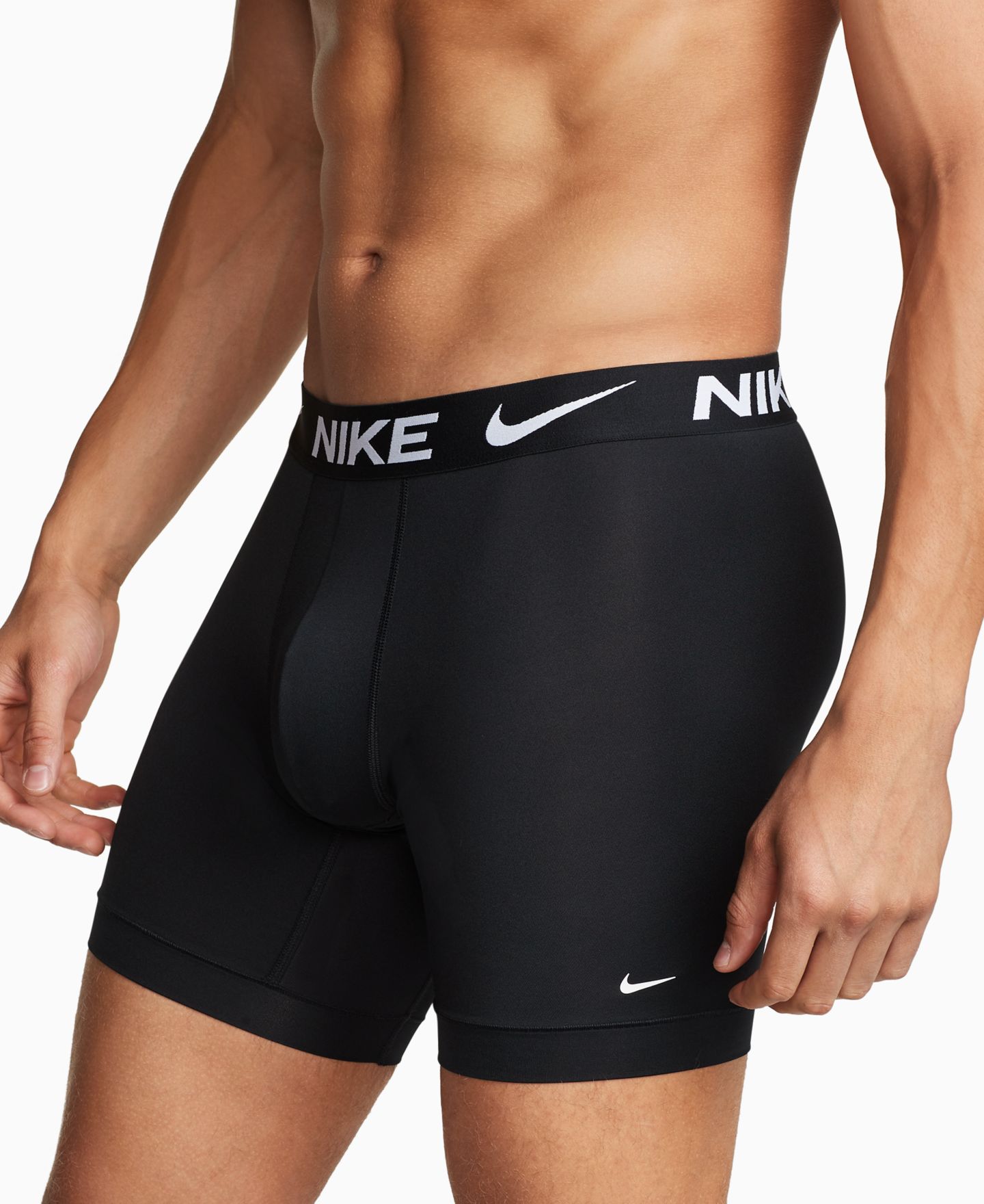 Трусы-боксеры Micro для мужчин, 3 шт. — Nike, цвет: Чёрный — фото 3