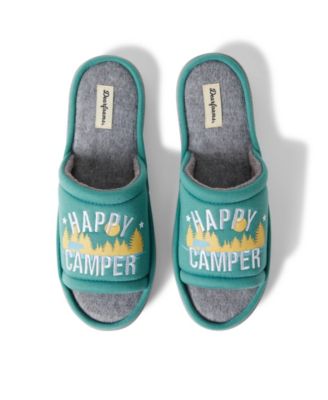 Men's Men s Lennox Happy Camper Knit Shower Slide House Slipper