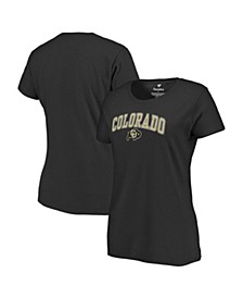 Women's Black Colorado Buffaloes Campus T-shirt