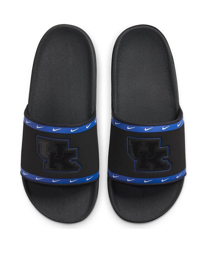 Nike Men's Kentucky Wildcats Team Black OffCourt Slide Sandals Macy's