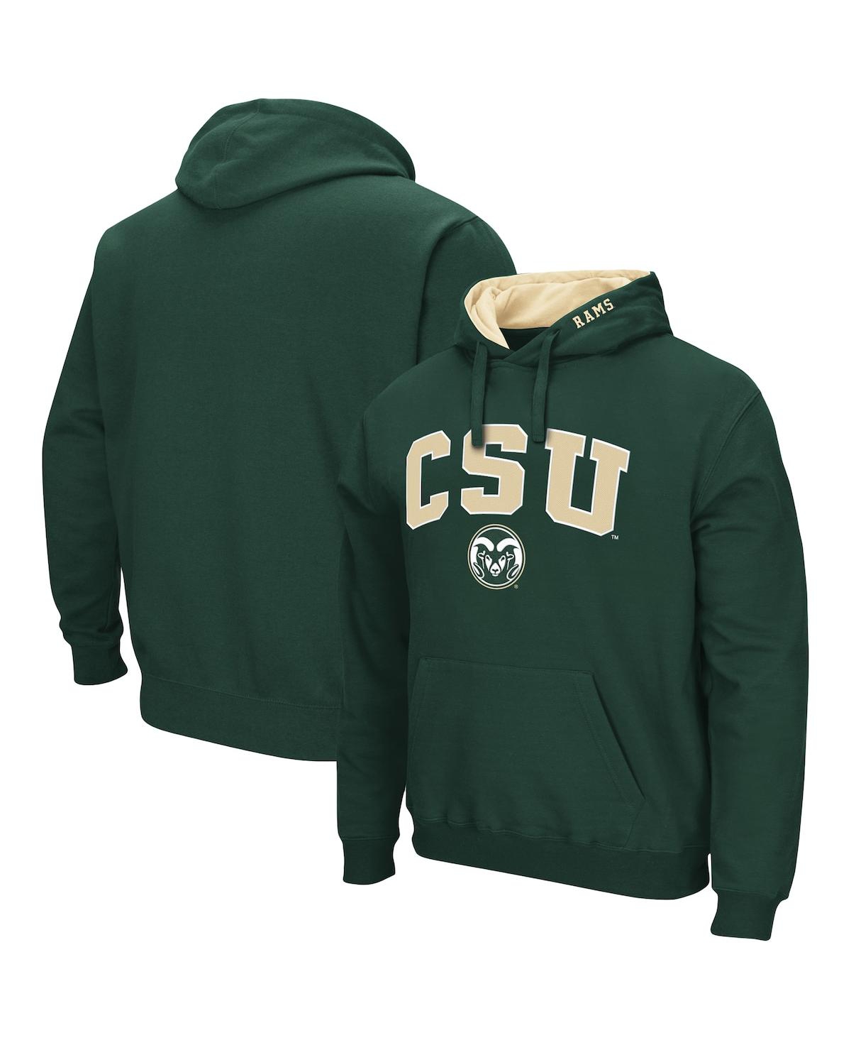 Colosseum Green Colorado State Rams Arch And Logo Pullover Hoodie In Green