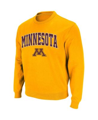 Colosseum Mens Minnesota Golden Gophers Arch - Logo Crew Neck Sweatshirt 6990₽