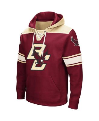Men's Maroon Boston College Eagles 2.0 Lace-Up Pullover Hoodie