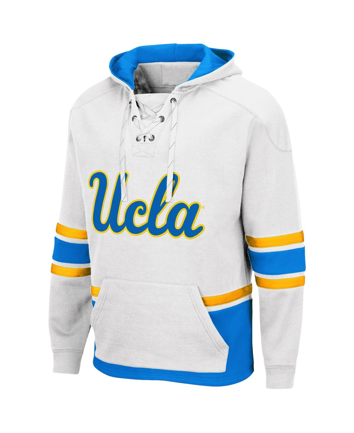 Shop Colosseum Men's  White Ucla Bruins Lace Up 3.0 Pullover Hoodie