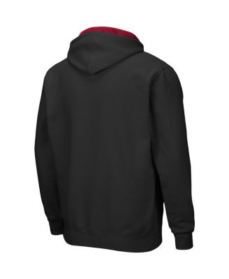 Men's Black Washington State Cougars Arch Logo 3.0 Full-Zip Hoodie