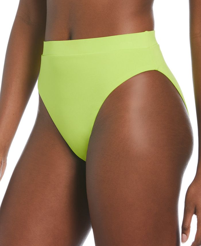 Nike Essential High Waist Cheeky Bikini Bottoms - Macy's