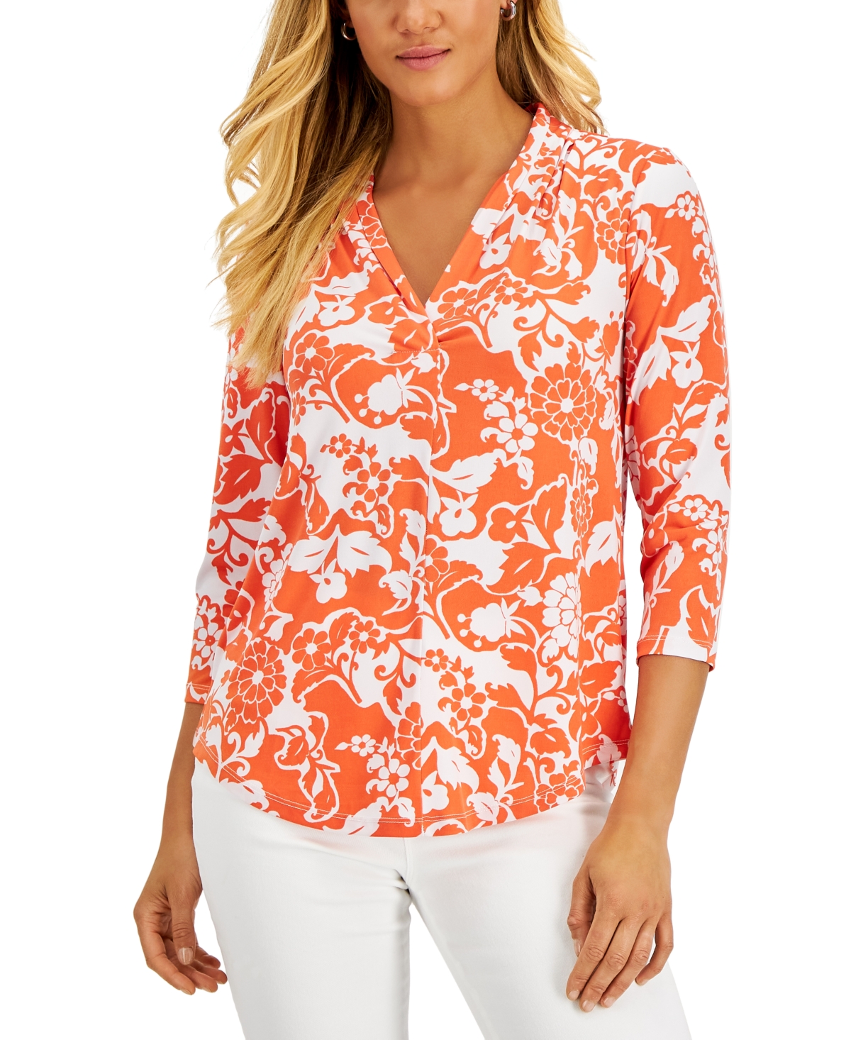 Coral tops at hotsell macy's