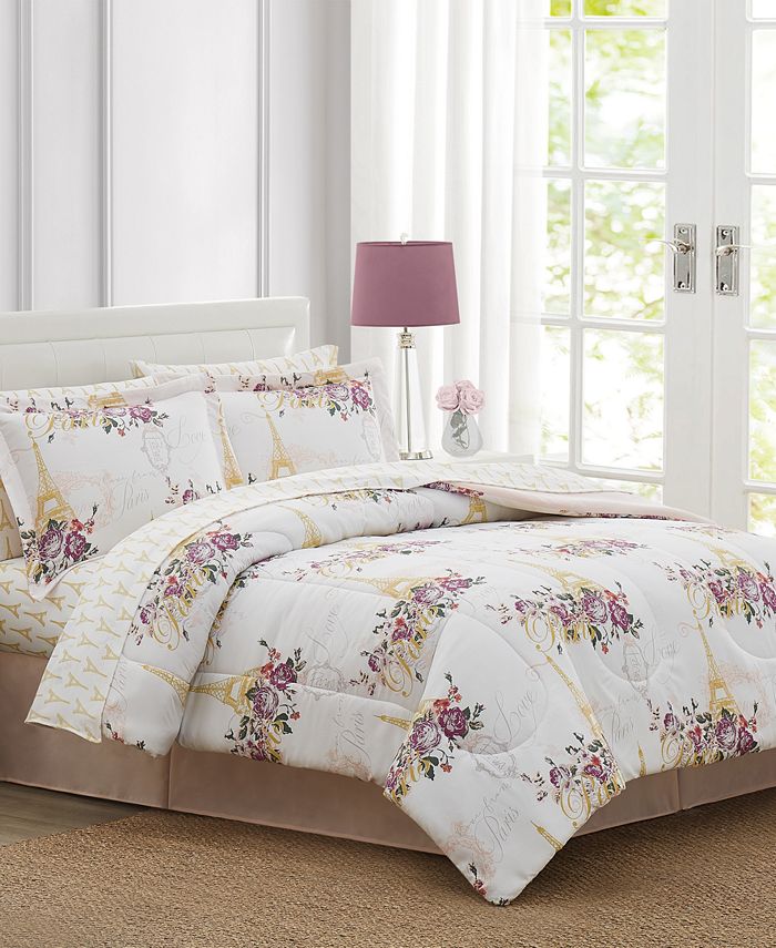 Pem America Fleur De Paris 8Pc. Comforter Sets, Created for Macy's