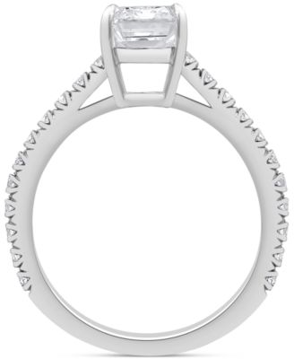 Certified Lab-Grown Diamond Radiant-Cut Engagement Ring (2-1/2 ct. t.w.) in 14k Gold