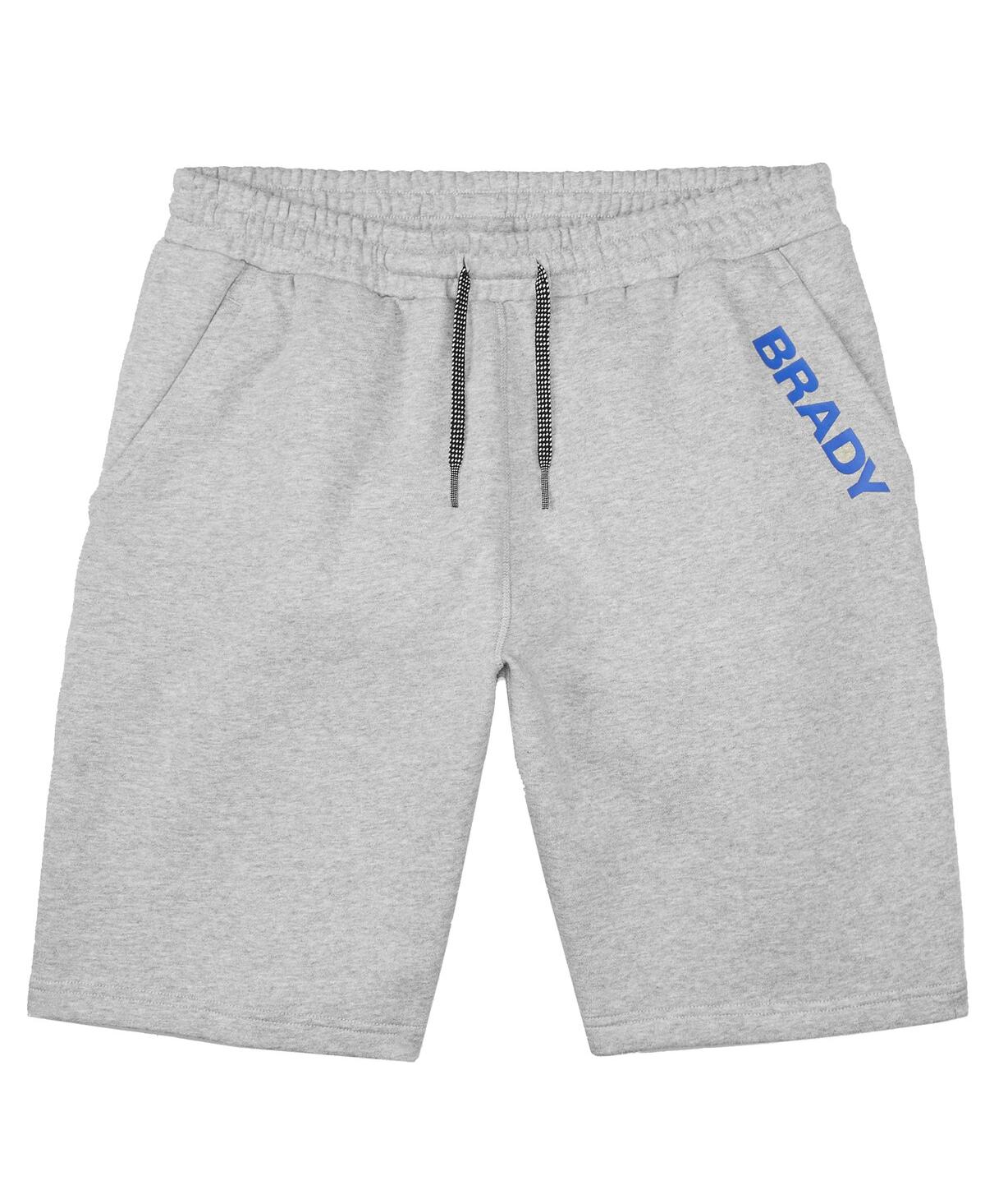 Men's Brady Gray Wordmark Fleece Shorts - Gray