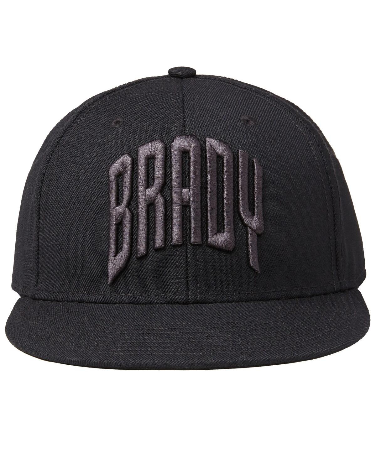 Men's Brady Black Fitted Hat - Black