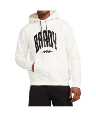 Men's White Varsity Pullover Hoodie