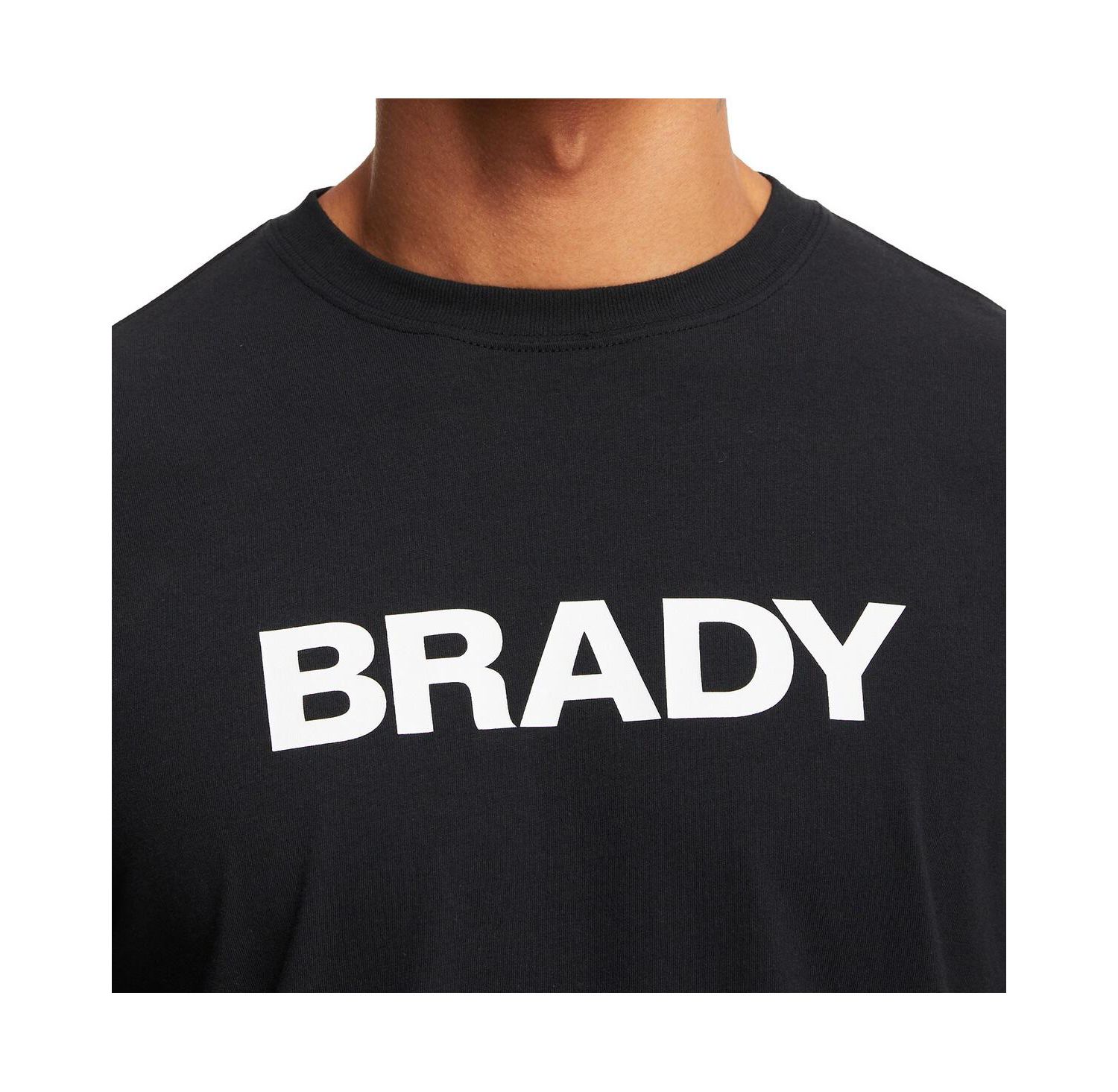 Men's Black Wordmark Long Sleeve T-shirt
