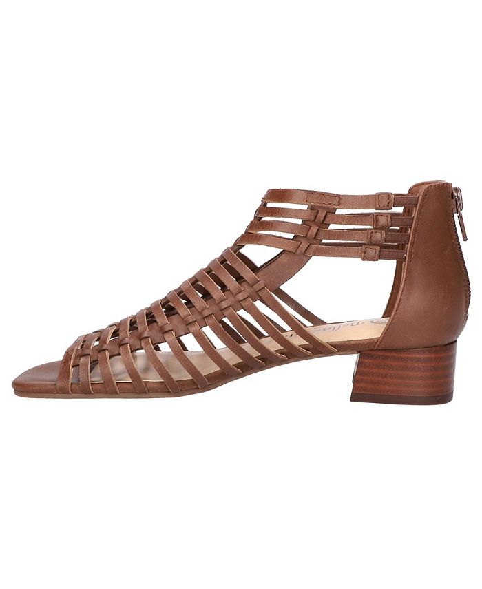 Bella Vita Women's Ann-italy Wedge Sandals In Brown Leather