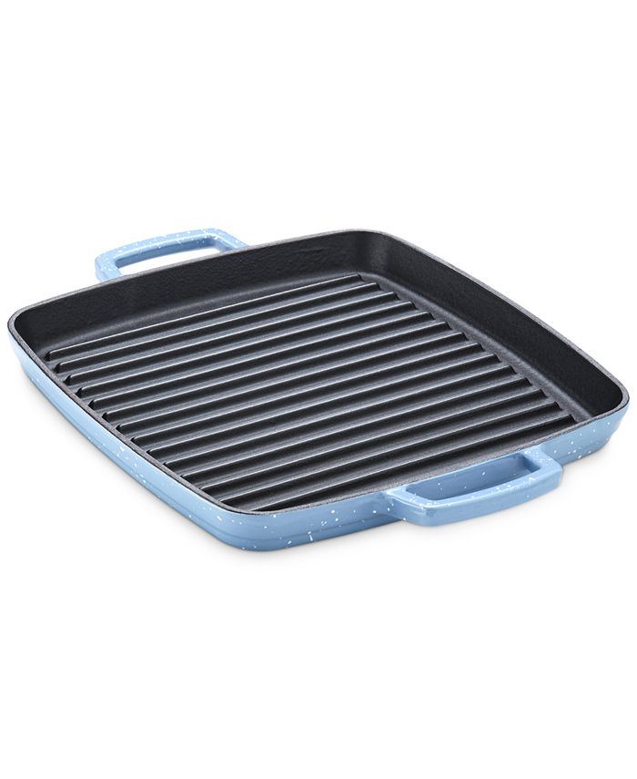 Martha Stewart Collection CLOSEOUT! Speckle Enameled Cast Iron Grill