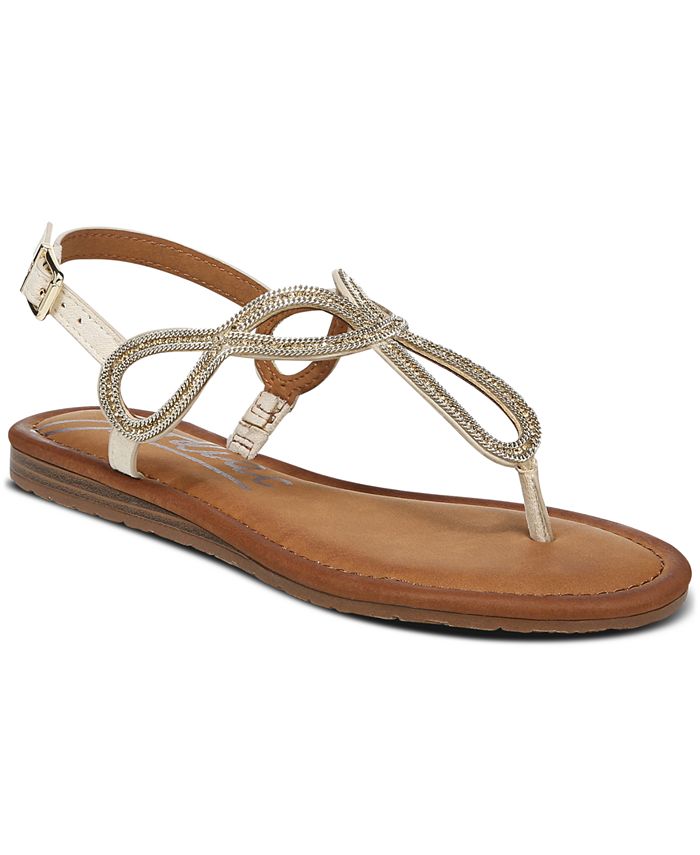 Zodiac Women's Yara Rhinestone Flat Sandals - Macy's