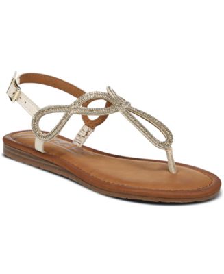 Zodiac Women's Yara Rhinestone Flat Sandals - Macy's