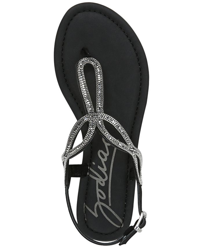 Zodiac Women's Yara Rhinestone Flat Sandals Macy's
