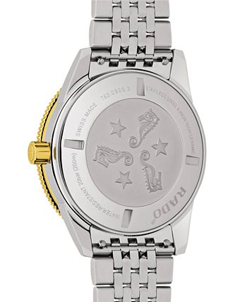 Rado - Men's Captain Cook Automatic Two-Tone Stainless Steel Bracelet Watch 42mm