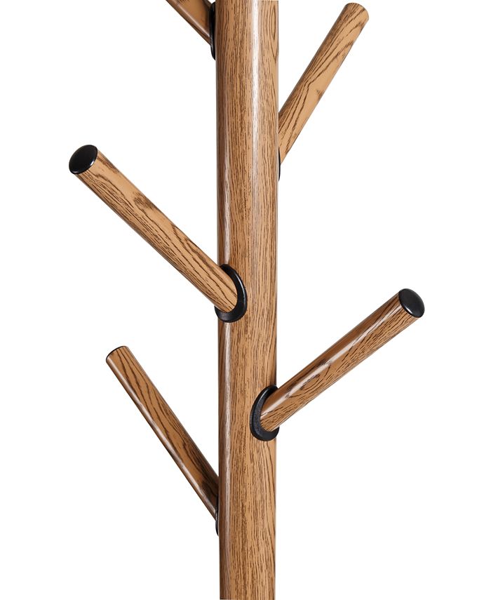 Honey Can Do Freestanding Tree Design Coat Rack with Accessory Tray ...