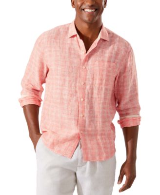 tommy bahama men's long sleeve linen shirts