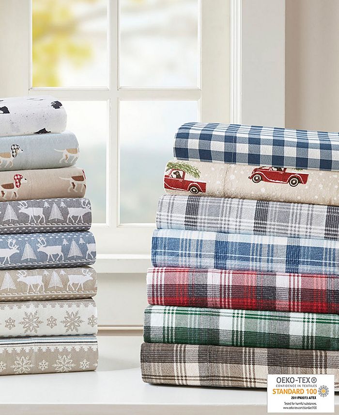 Woolrich Flannel Full Flannel Sheet Set, 4 Piece Macy's