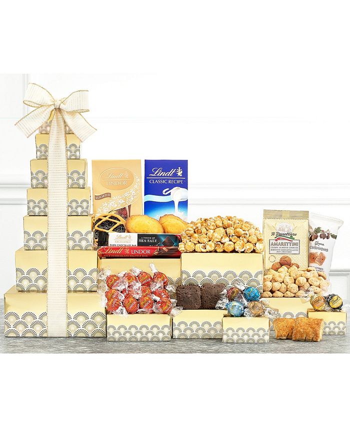 Wine Country Gift Baskets Deluxe Lindt Chocolate and Sweets Tower Macy's