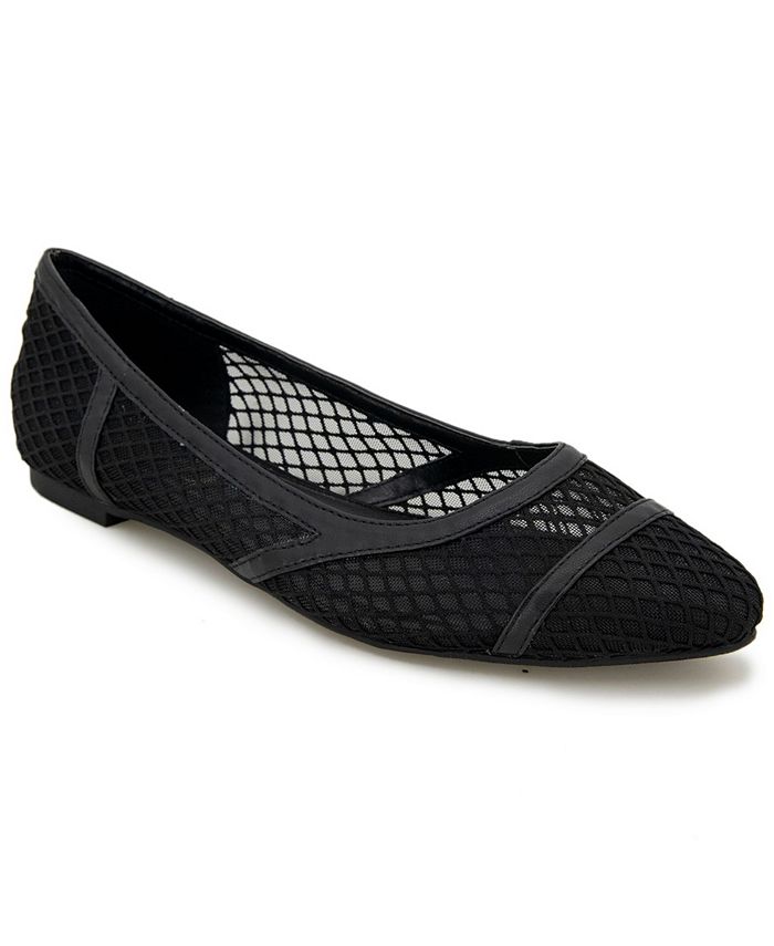 XOXO Women's Vinia Mesh Flat Sandals - Macy's