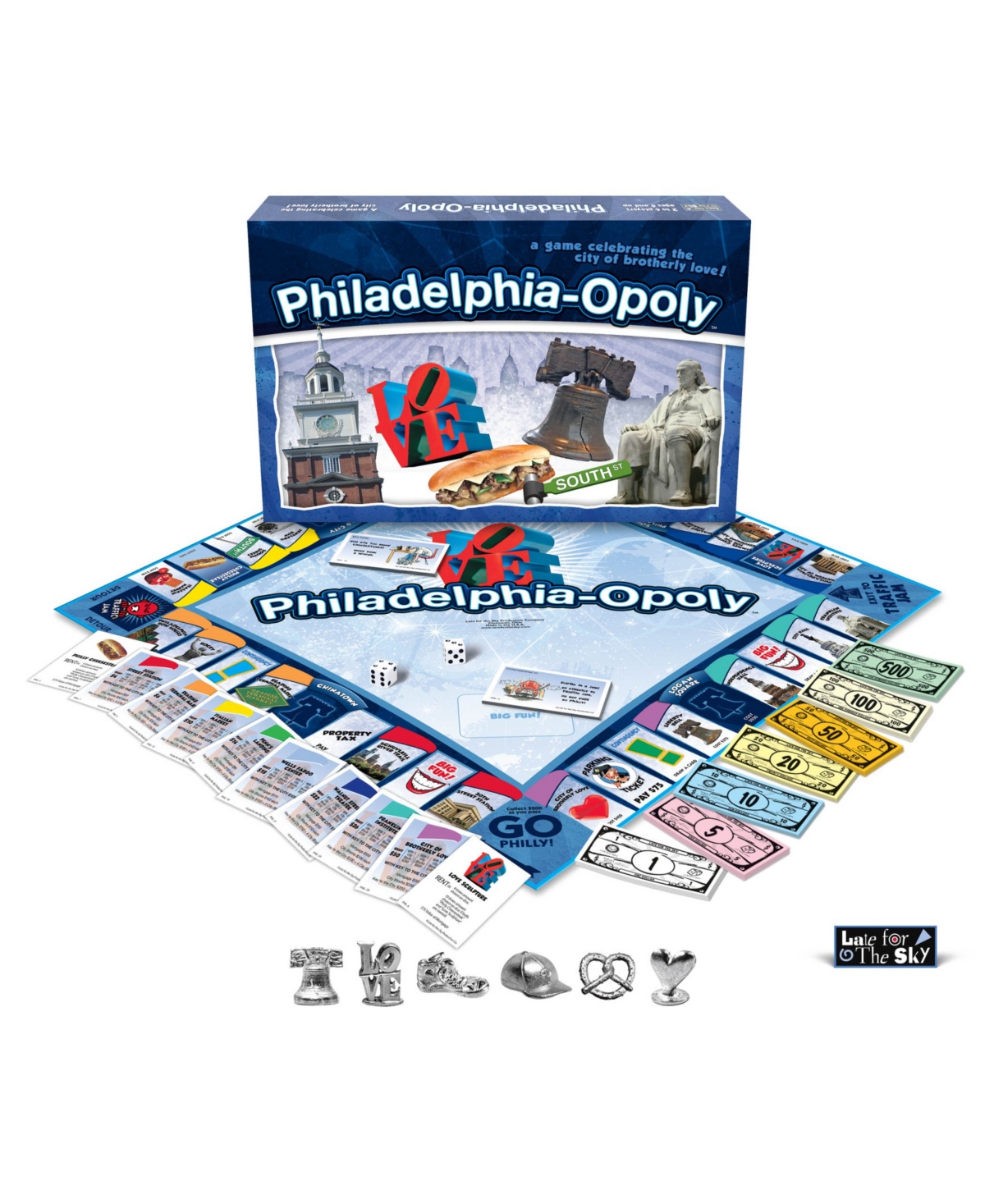 Late For The Sky Philadelphia-opoly Board Game In Multi