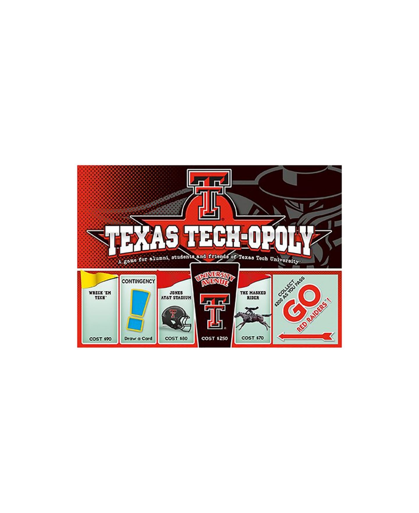 Детские настольные игры Late for the Sky Texas Tech-Opoly 51-199 Piece Board Game, Ages 12+ — фото 2