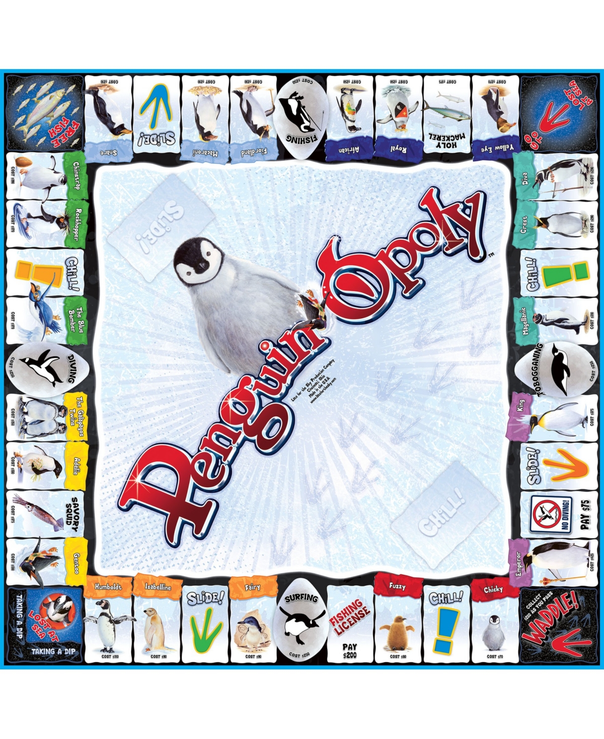 Shop Late For The Sky Penguin-opoly Board Game In Multi
