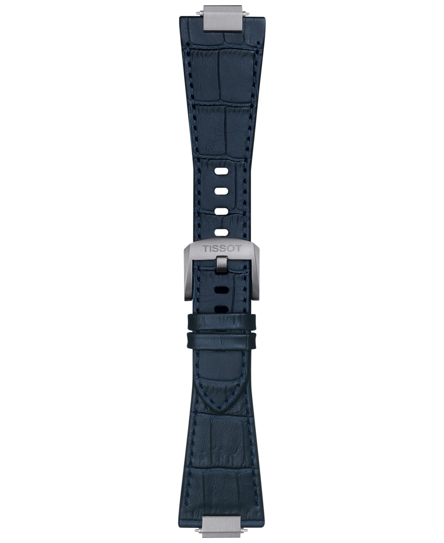 Men's PRX Blue Leather Strap Watch 40mm