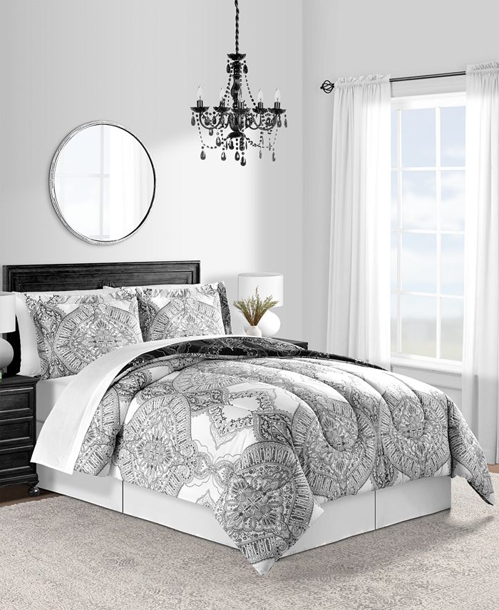 Sunham Ogee Damask 8Pc. Comforter Set Macy's