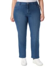 Riders by Lee Indigo Women's Plus Size Midrise Straight Leg Jean, Iron  Blue, 16 Plus : : Clothing, Shoes & Accessories