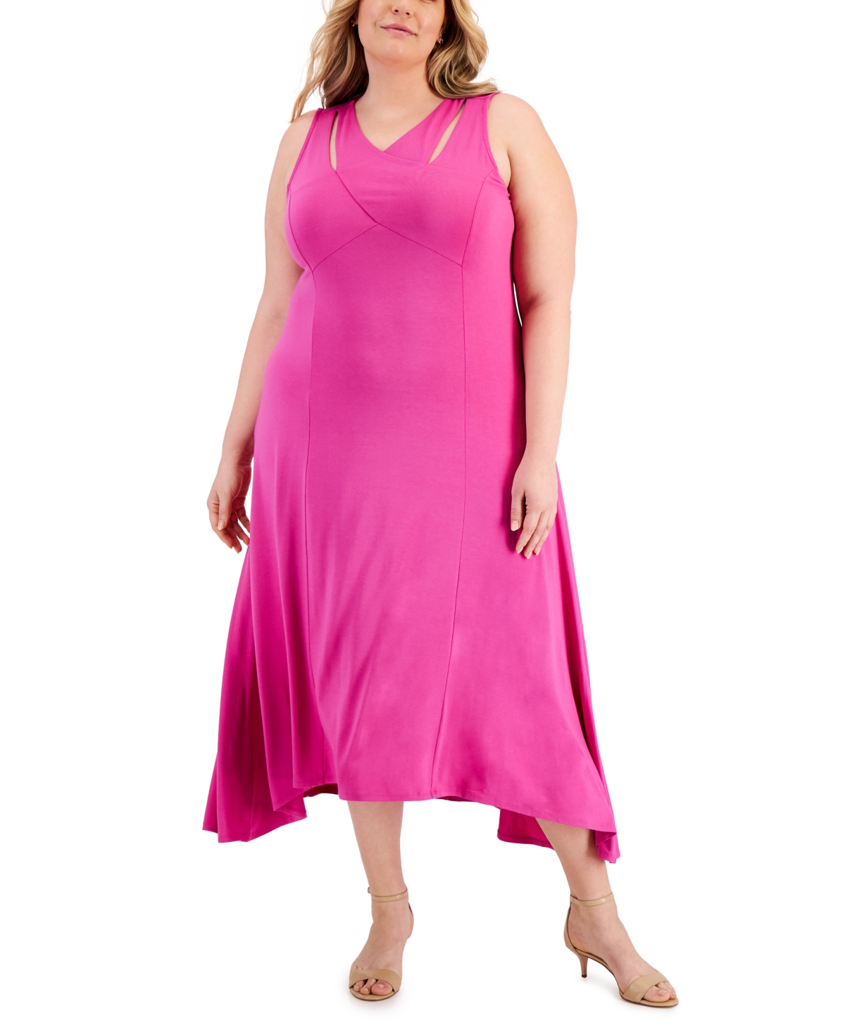 Jm collection plus size top dresses