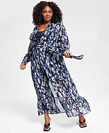 Trendy Plus Size Shirt Dress, Created for Macy's