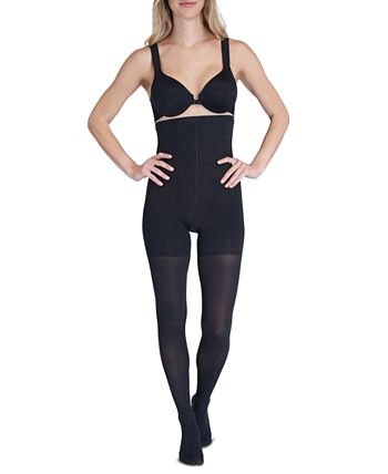Buy SPANX® High Waisted Thigh Shaping Black Tights from Next USA