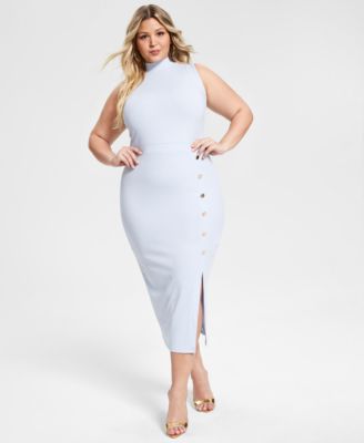 Nina Parker Trendy Plus Size Ribbed 