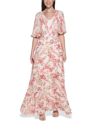 kensie Pleated-Skirt Maxi Dress - Macy's