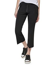 Compression Cropped Flared Pants