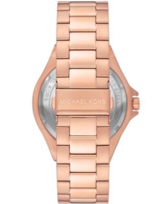Michael Kors Men's Lennox Chronograph Rose Gold-Tone Stainless