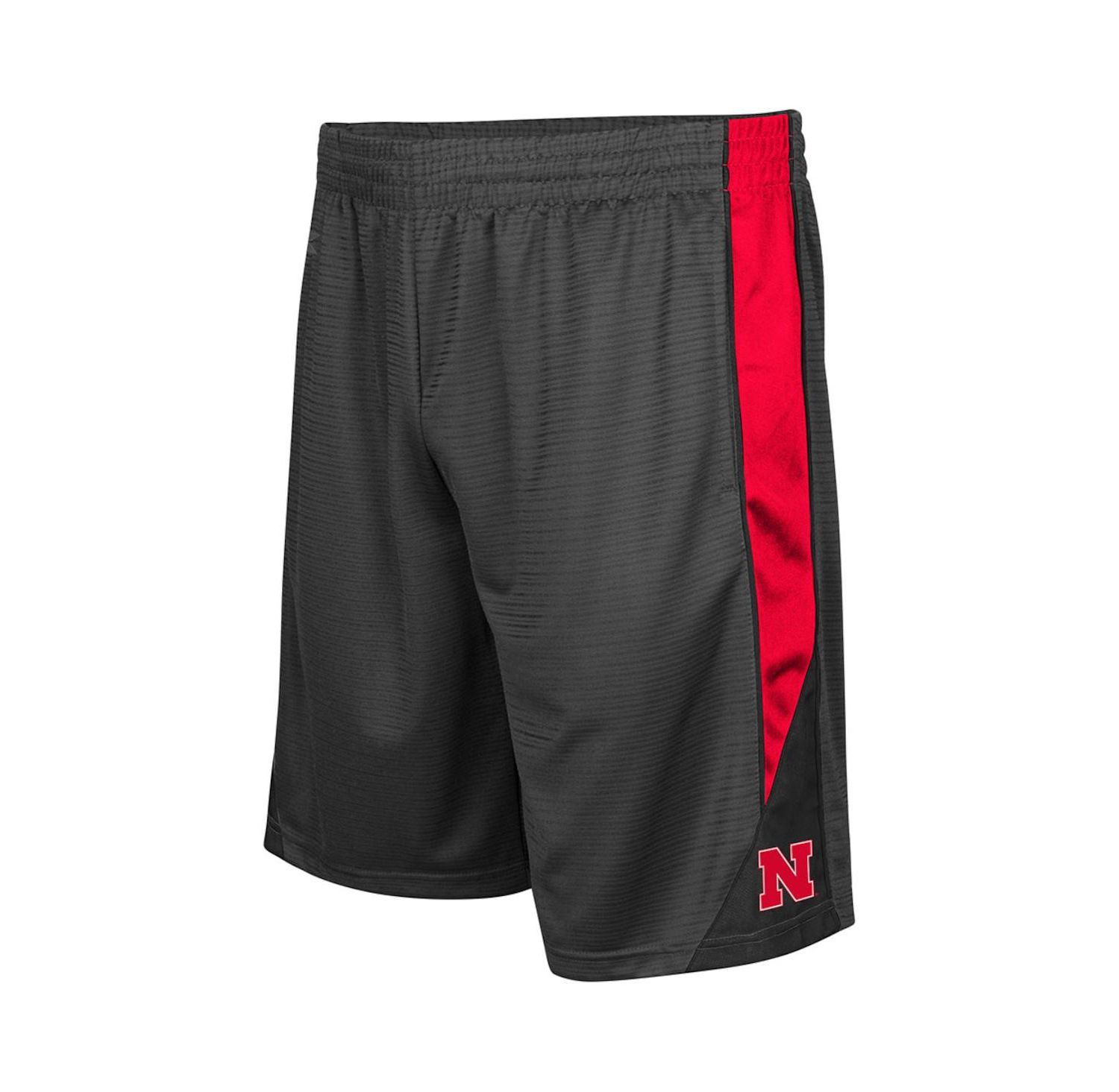 Men's Charcoal Nebraska Huskers Turnover Shorts