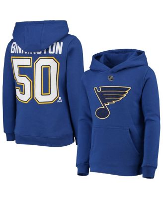 Lids St. Louis Blues Mitchell & Ness Head Coach Pullover Hoodie
