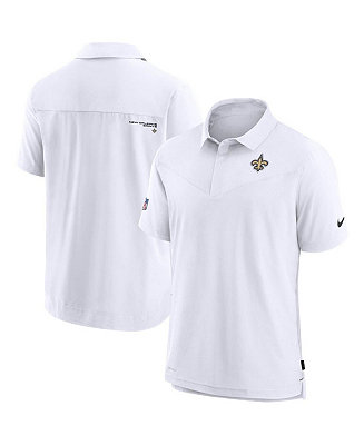 Nike Men's White New Orleans Saints Sideline UV Performance Polo Shirt ...