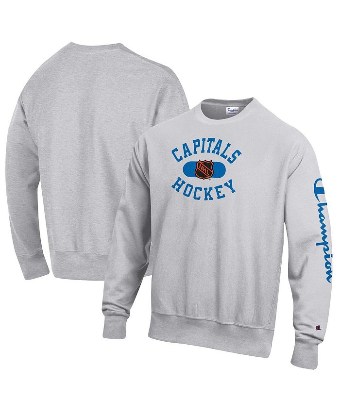 Champion Men s Heathered Gray Washington Capitals Reverse Weave