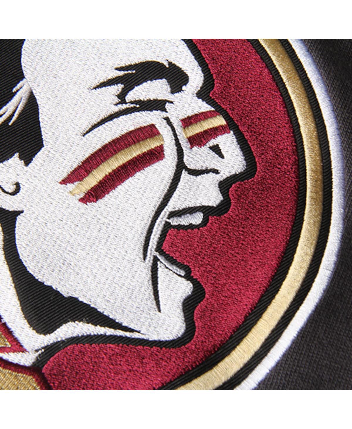 Big Boys Stadium AthleticFlorida State Seminoles Big Logo Pullover Hoodie - Charcoal