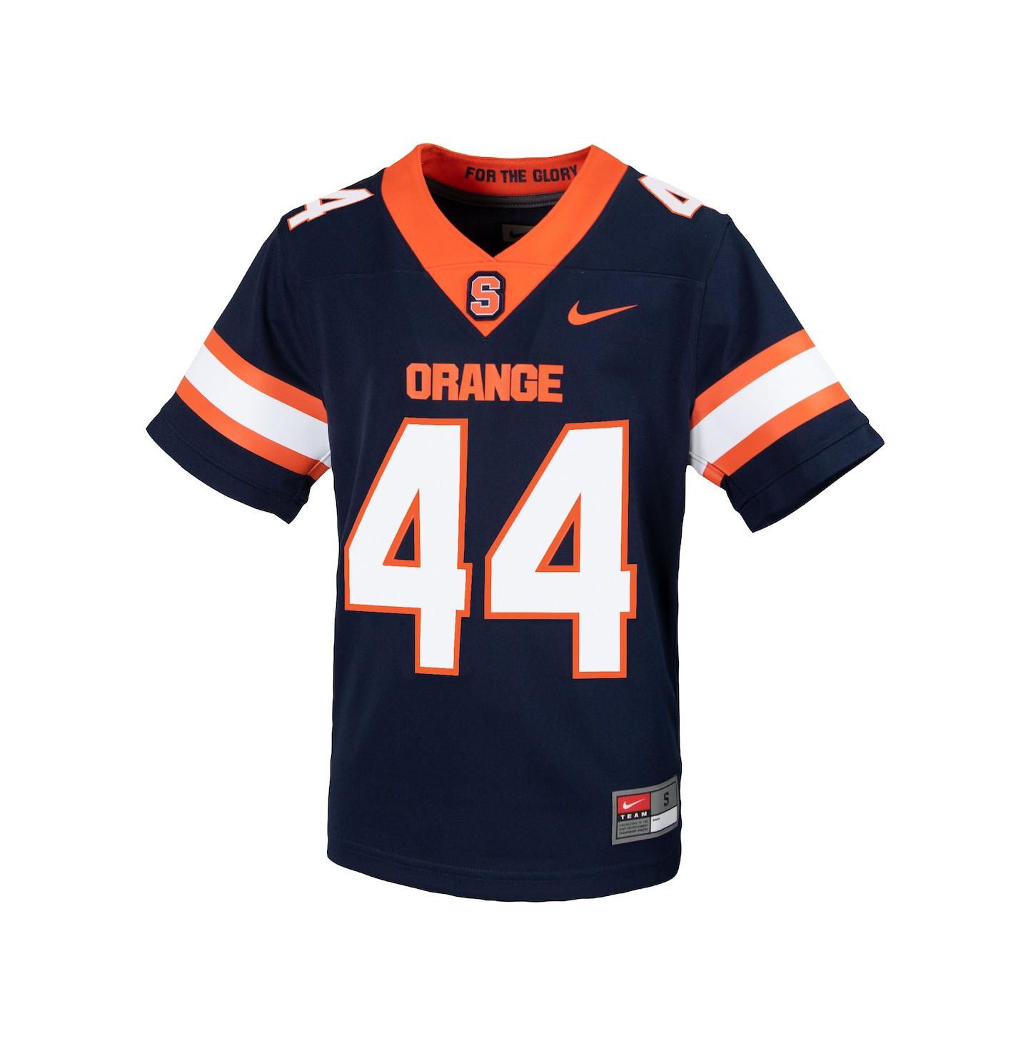 Топ Nike #44 Navy Syracuse Orange Untouchable Football Jersey для мальчиков — фото 3